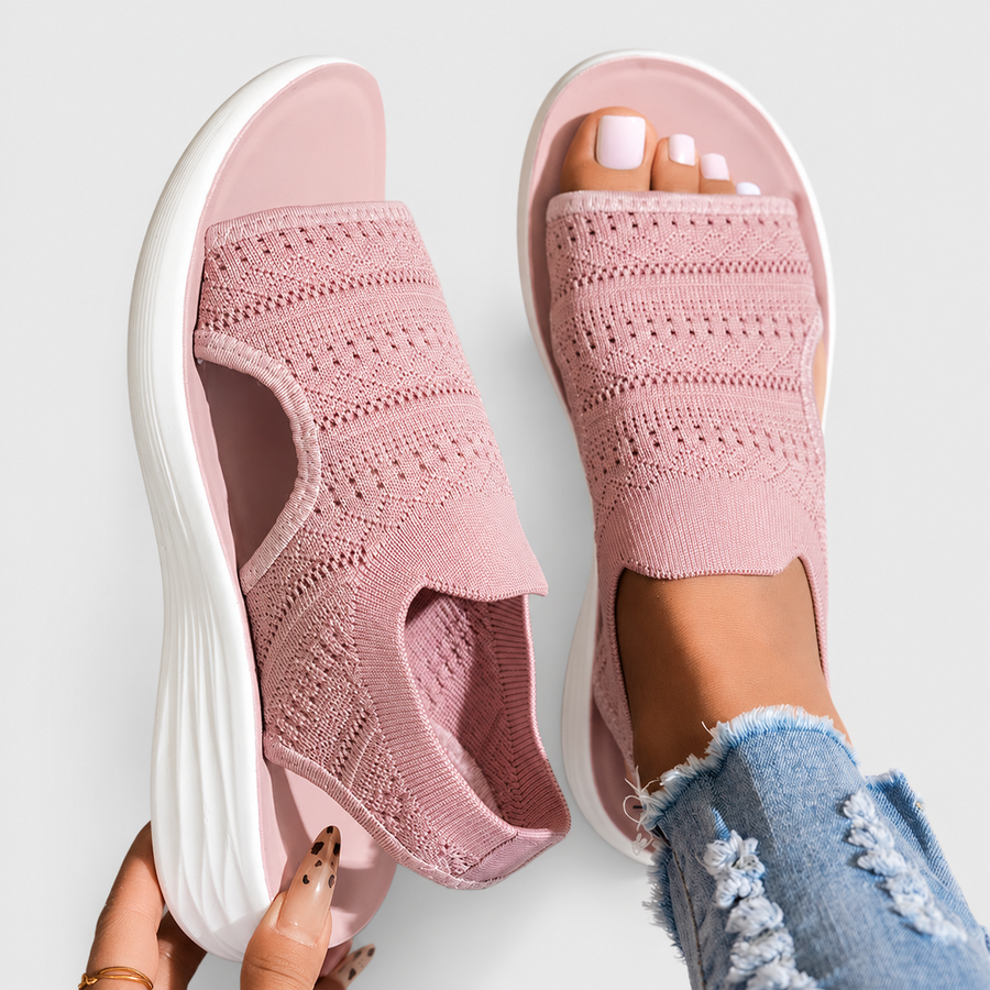 Serena | Sandalias con Plataforma en Material Transpirable