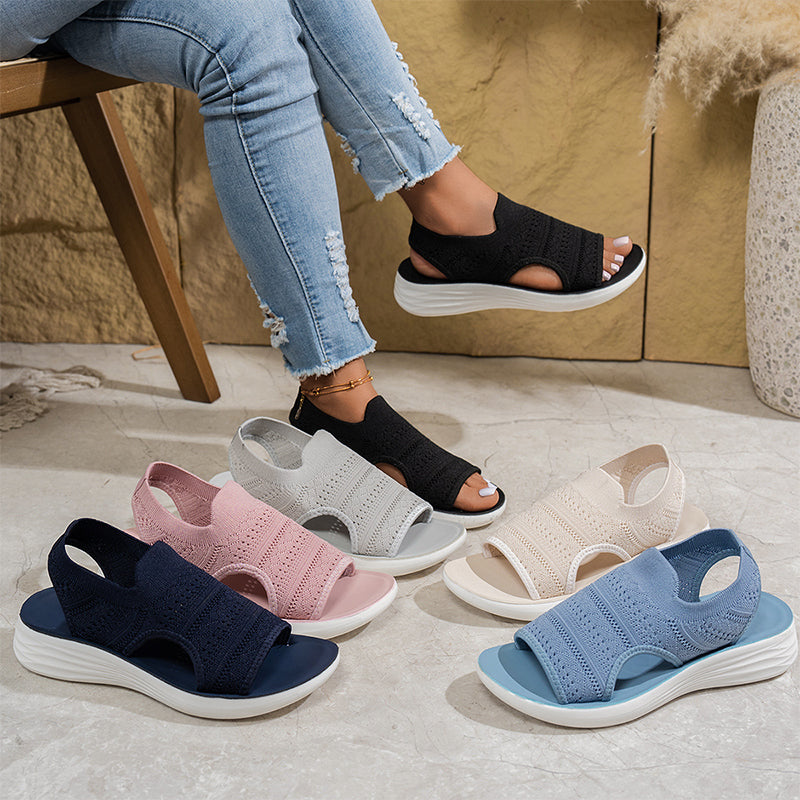 Serena | Sandalias con Plataforma en Material Transpirable
