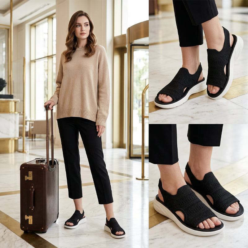 Serena | Sandalias con Plataforma en Material Transpirable