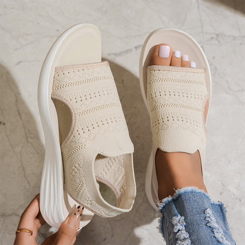 Serena | Sandalias con Plataforma en Material Transpirable