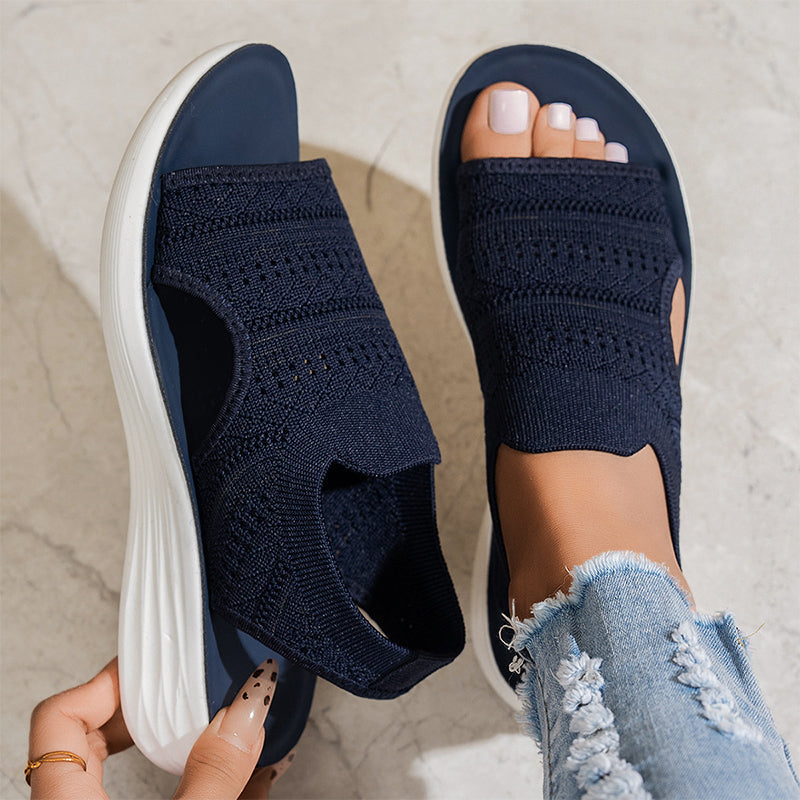 Serena | Sandalias con Plataforma en Material Transpirable