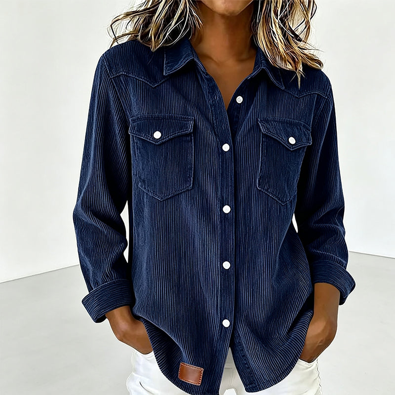 Camisa con Botonadura y Bolsillos con Tapa