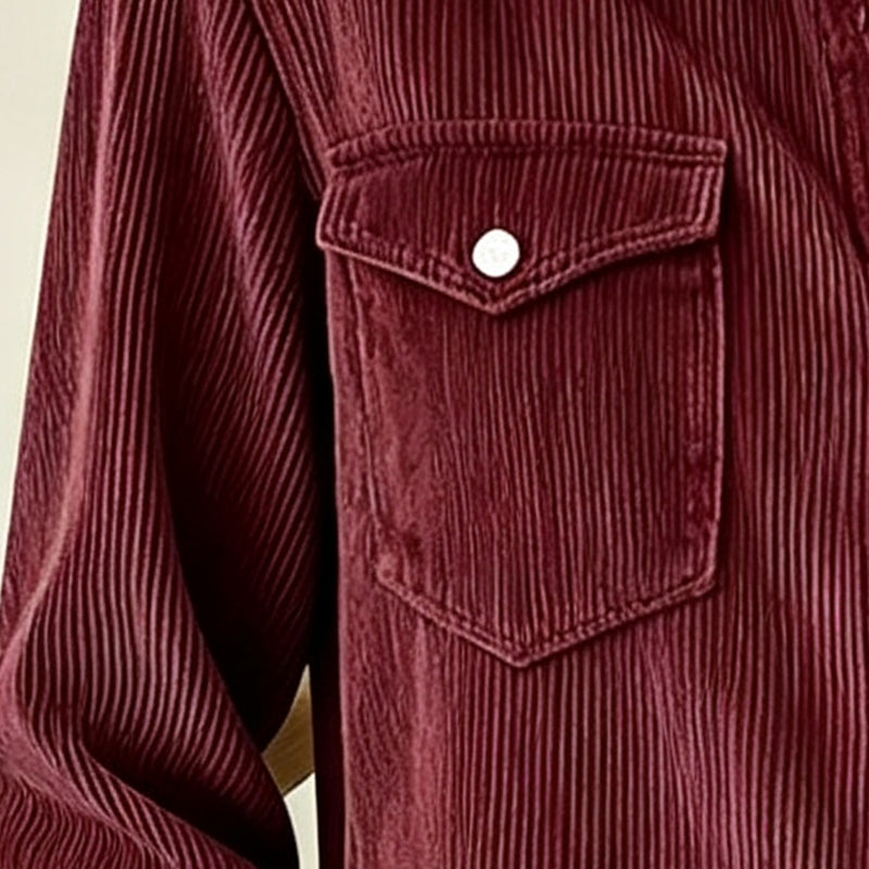 Camisa con Botonadura y Bolsillos con Tapa