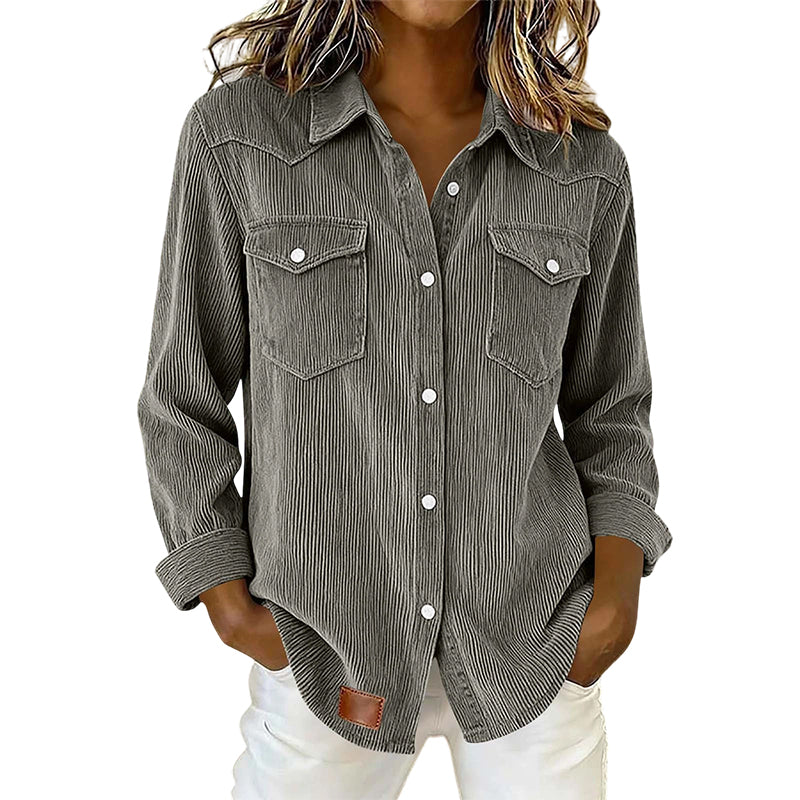 Camisa con Botonadura y Bolsillos con Tapa