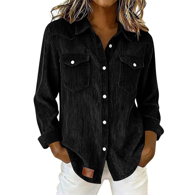 Camisa con Botonadura y Bolsillos con Tapa