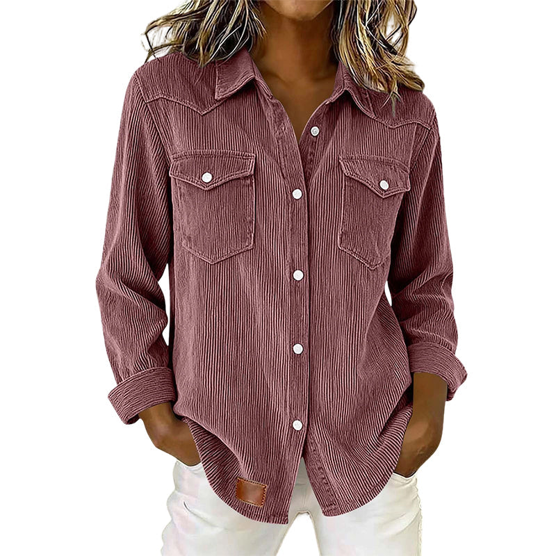 Camisa con Botonadura y Bolsillos con Tapa