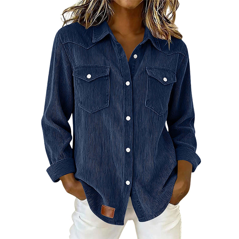Camisa con Botonadura y Bolsillos con Tapa
