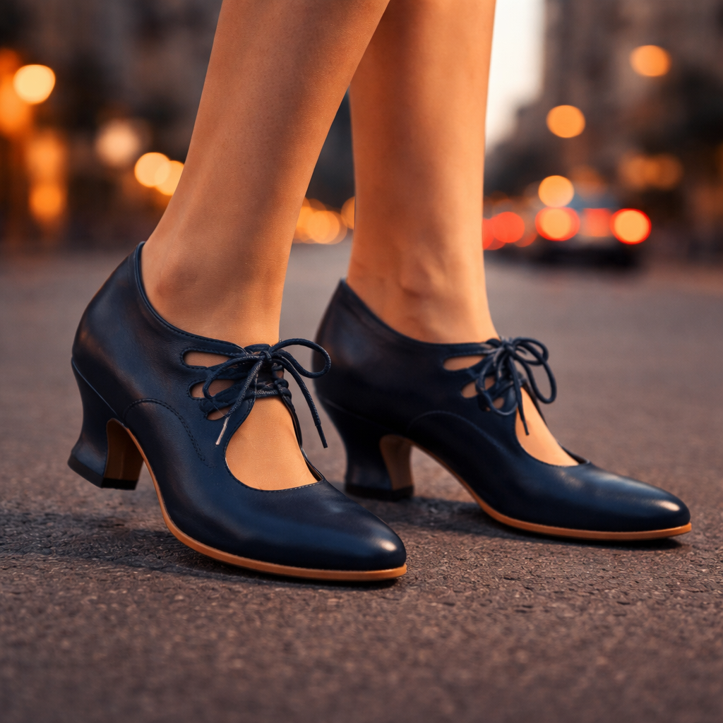 Talia | Elegantes Zapatos de Tacón de Piel
