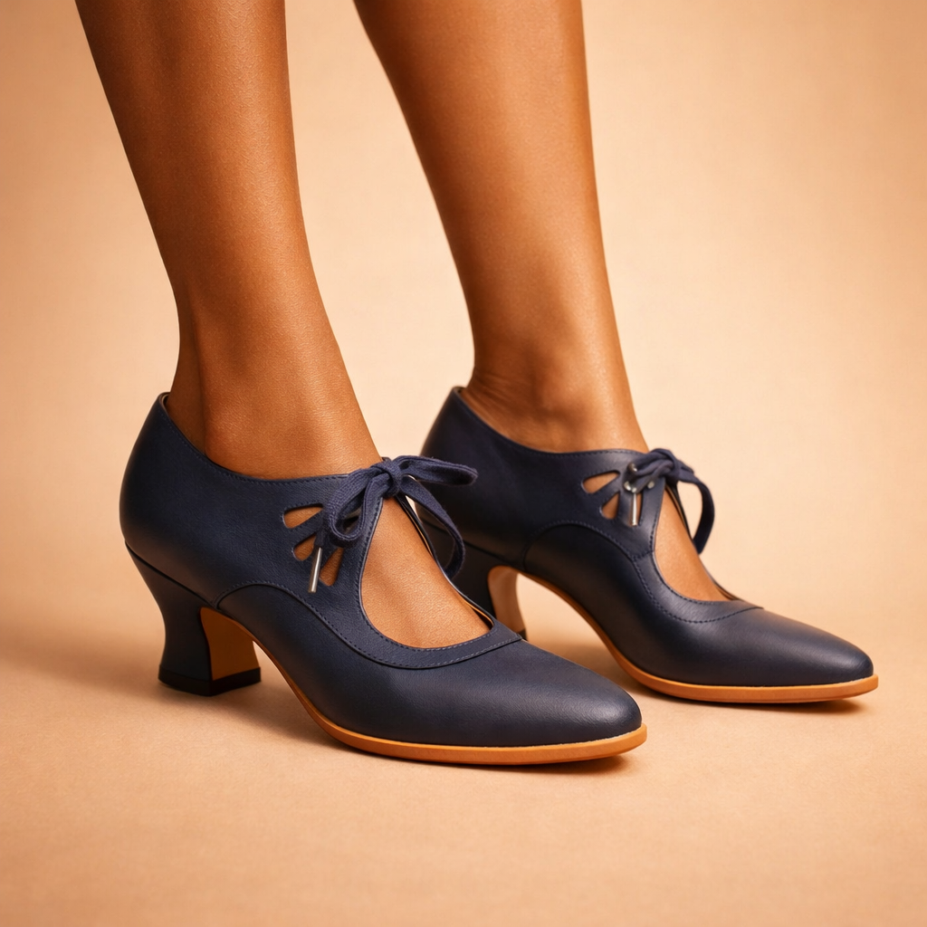 Talia | Elegantes Zapatos de Tacón de Piel