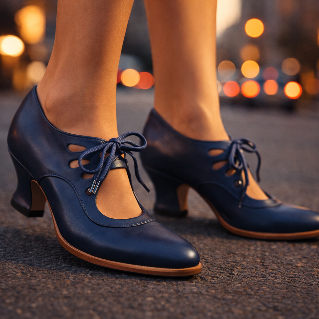 Talia | Elegantes Zapatos de Tacón de Piel