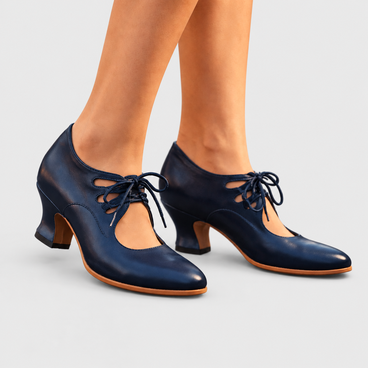 Talia | Elegantes Zapatos de Tacón de Piel