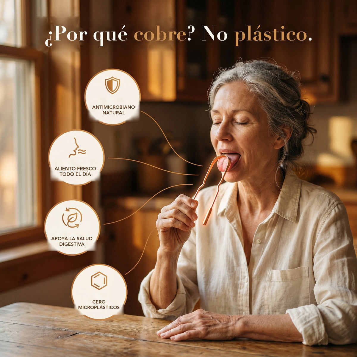 ¿Por qué cobre? No plástico